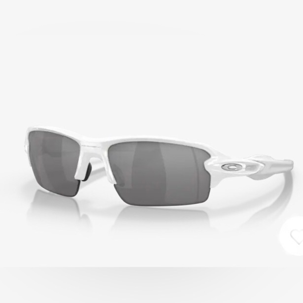 $169 Oakley Flak White Frame Performance Sunglass… - image 7